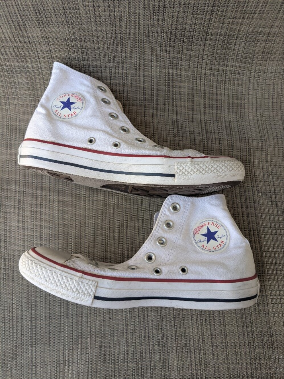 Converse All Star High Top Sneakers White With Size 6